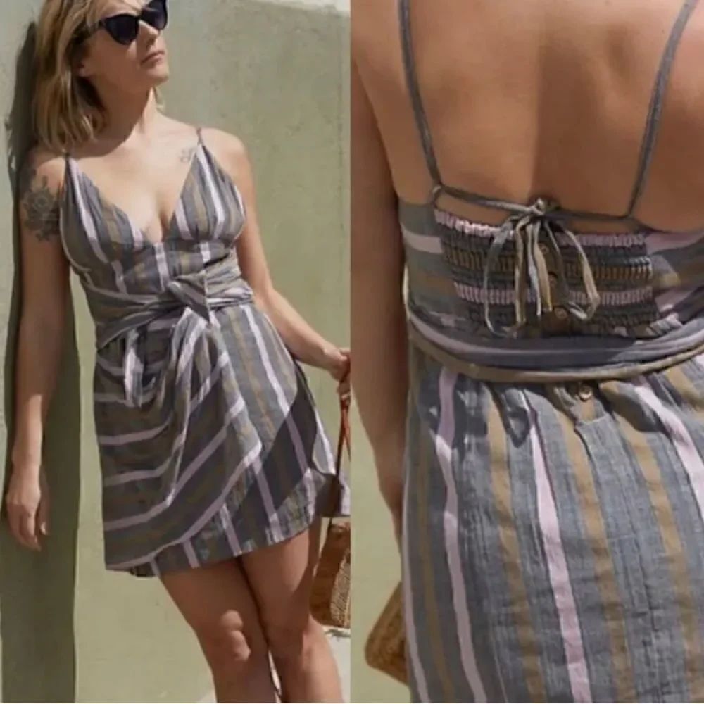 Free People Bohemian Party Time Mini Dress
